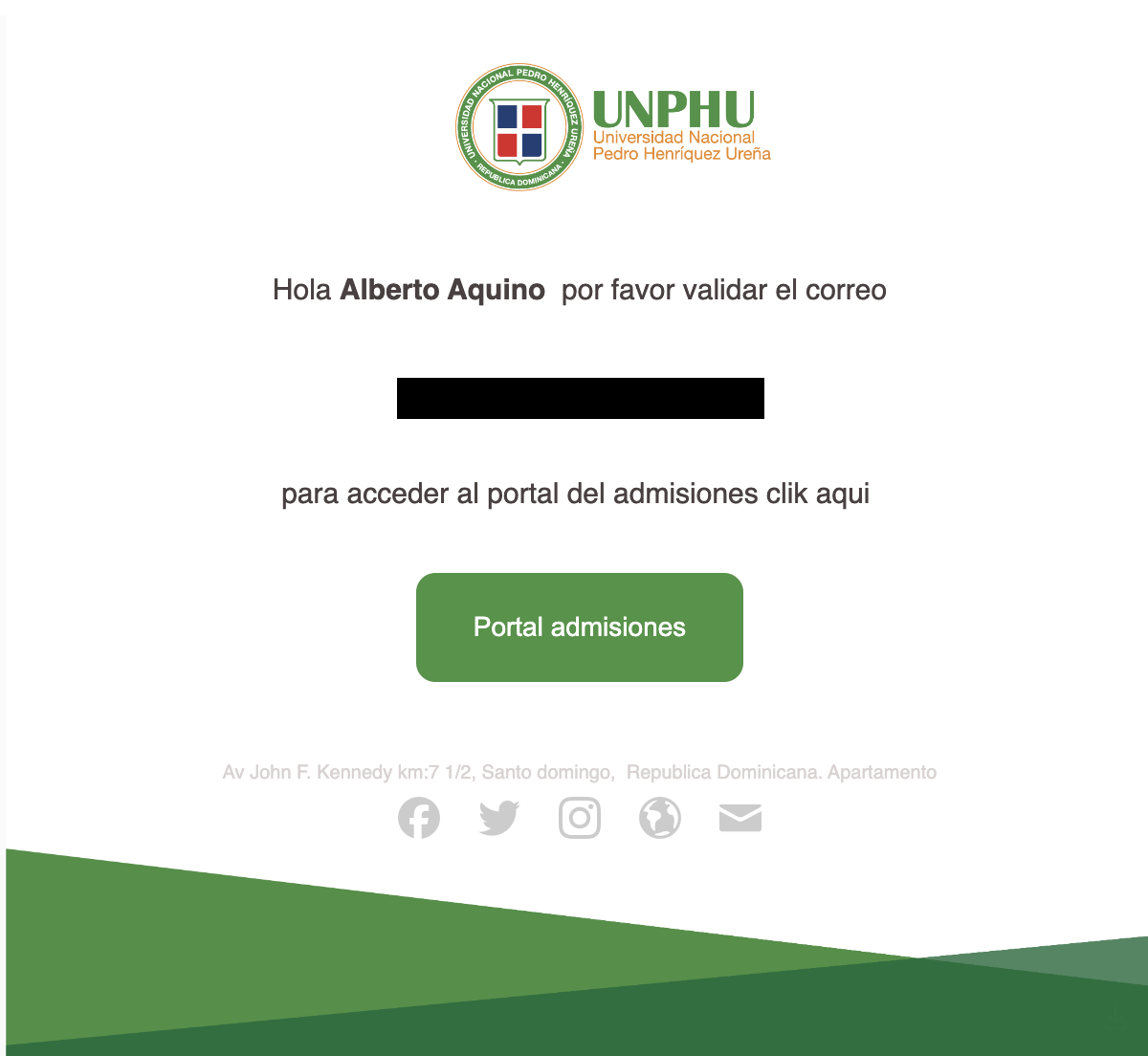 Referencia de validación de correo Referencia de validación de correo